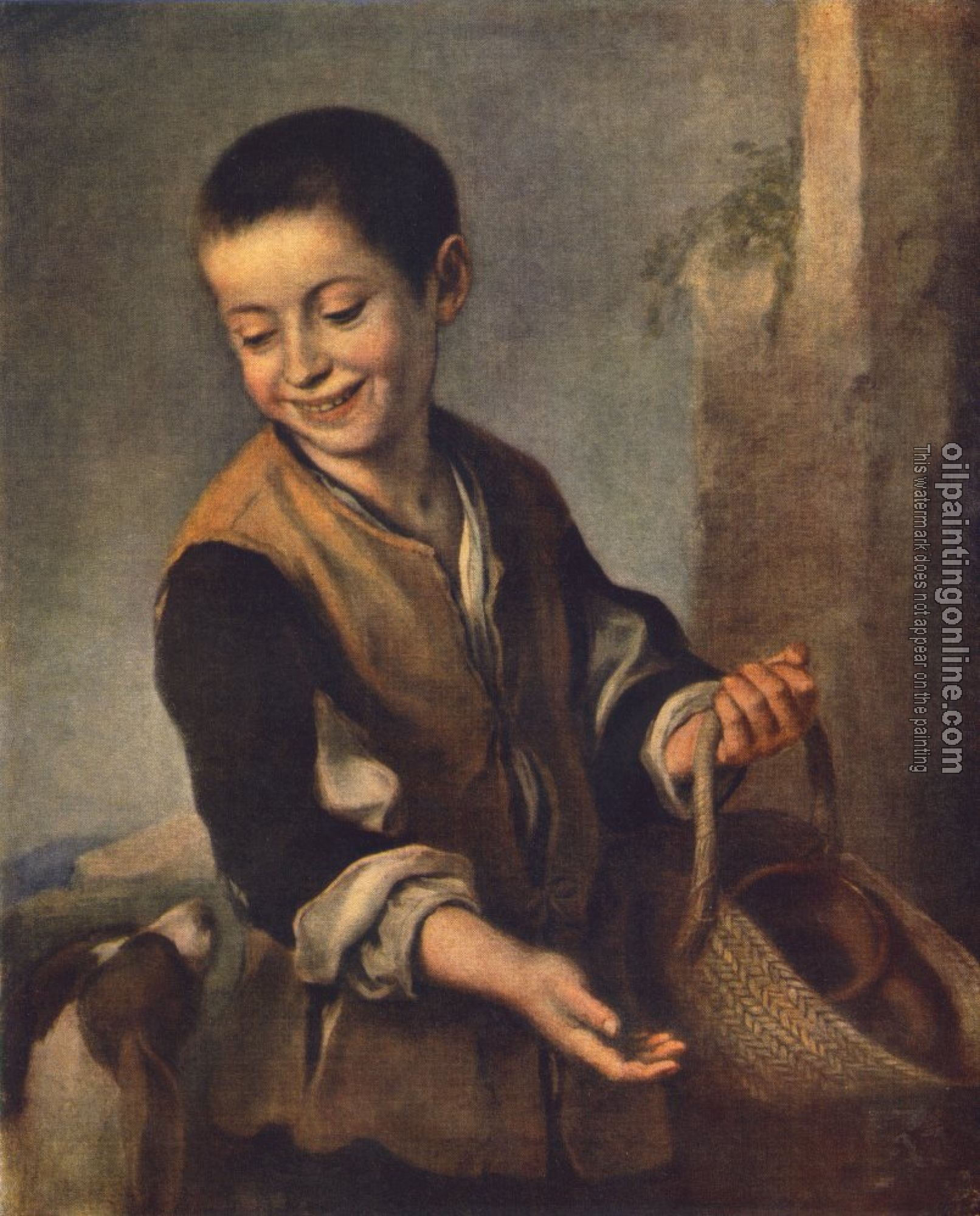 Murillo, Bartolome Esteban - Boy with a Dog